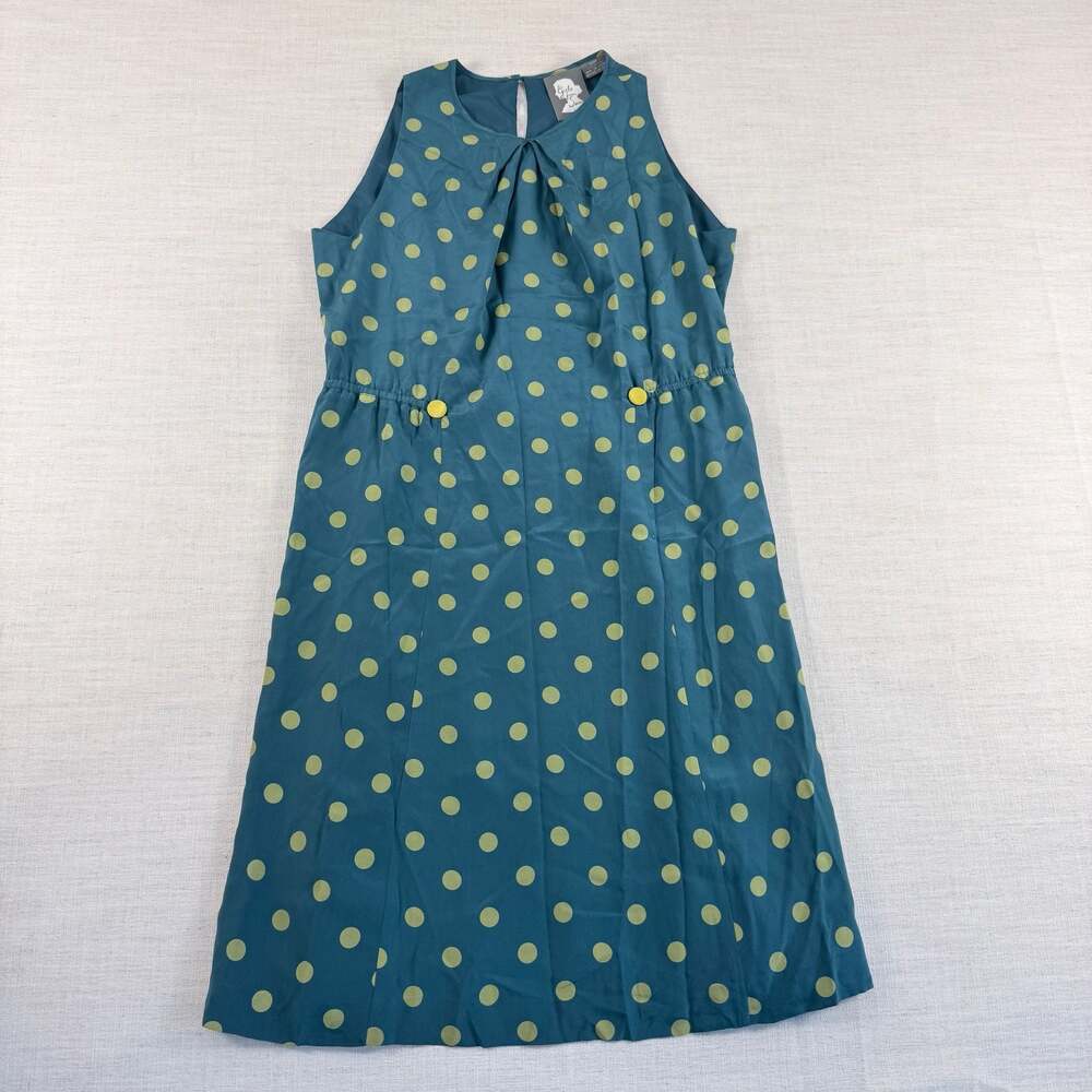 Girls‎ from Savoy Polka Dot Sleeveless Pleated Neckline Dress Size 4